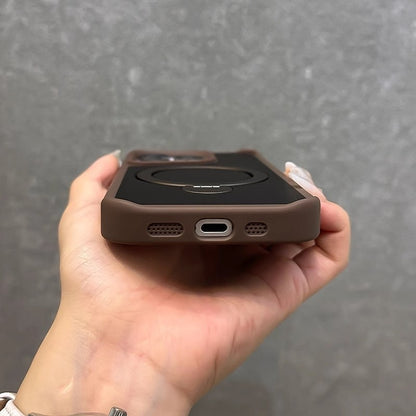 Magnetic Rotating Stand Phone Case Pivot Swivel Protective Cover