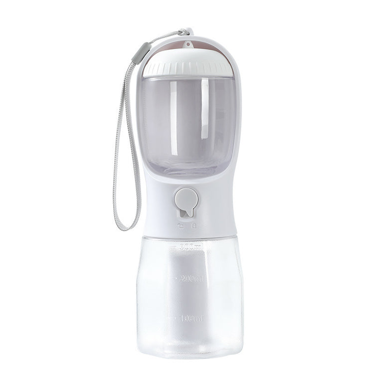 a white water bottle with a plastic lid