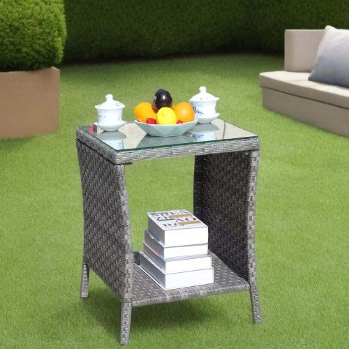 a table with a bowl of fruit on it