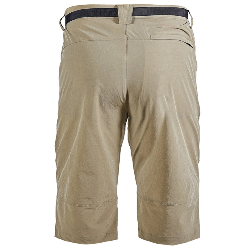 a pair of tan shorts