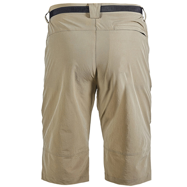 a pair of tan shorts