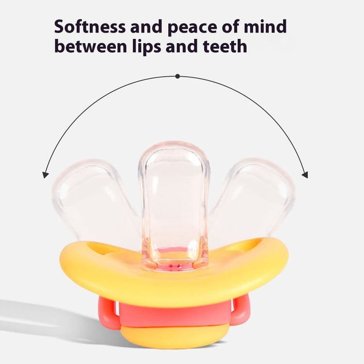 a close up of a pacifier