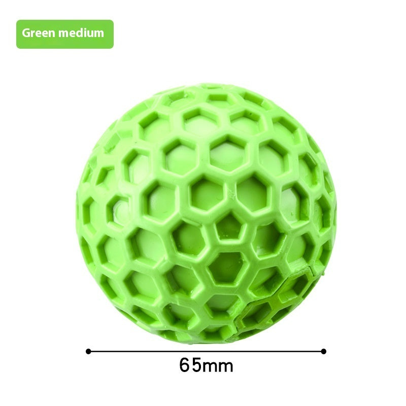 a green ball with a pattern