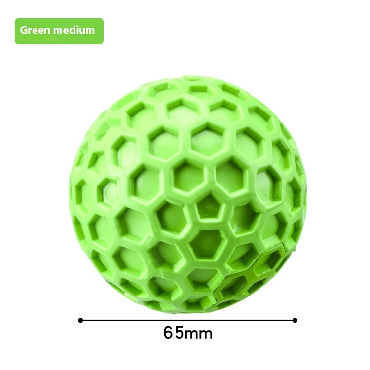 a green ball with a pattern
