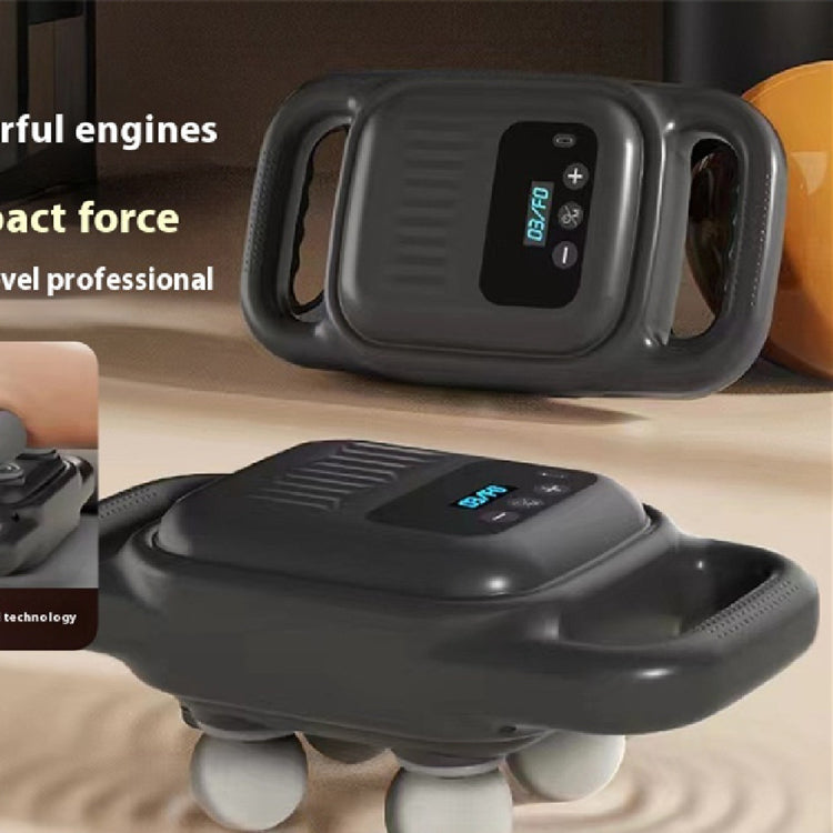 a black device with wheels
