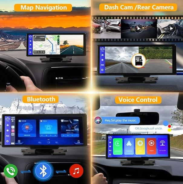 a screenshot of a car with a gps navigation system
