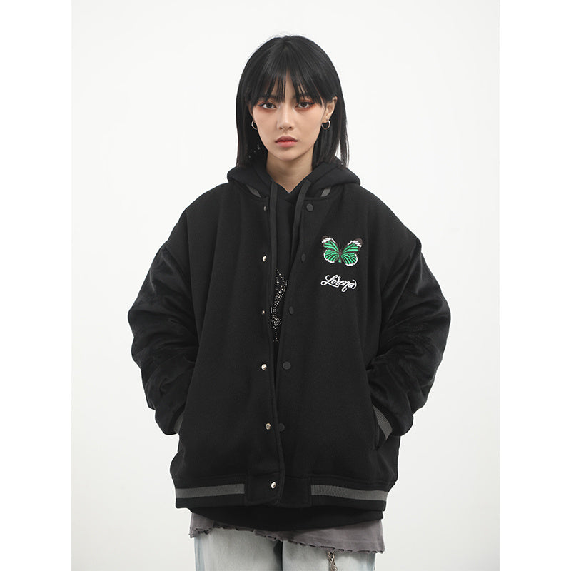 Embroidered baseball uniform