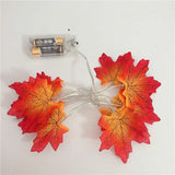 LED Maple Leaf Halloween String Lights