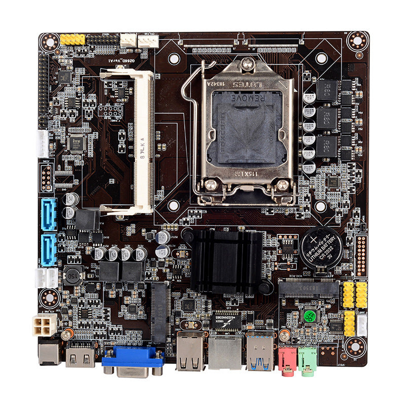 a close up of a computer motherboard