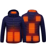 Men's 8-Zone Heated Hooded Jacket