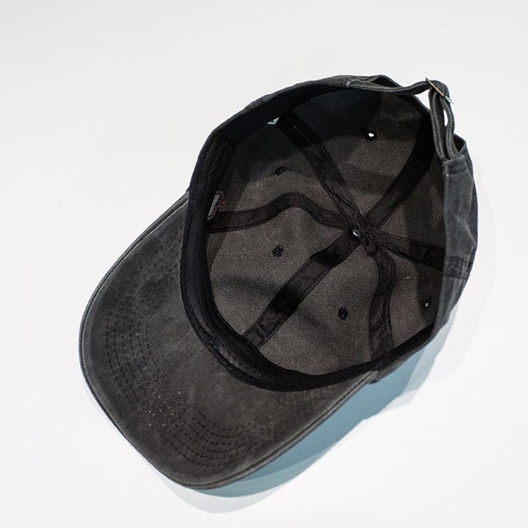 a black hat on a white background