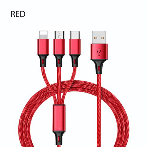 a red cable with black text