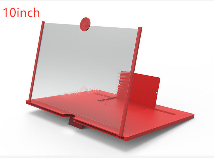 a red and clear device