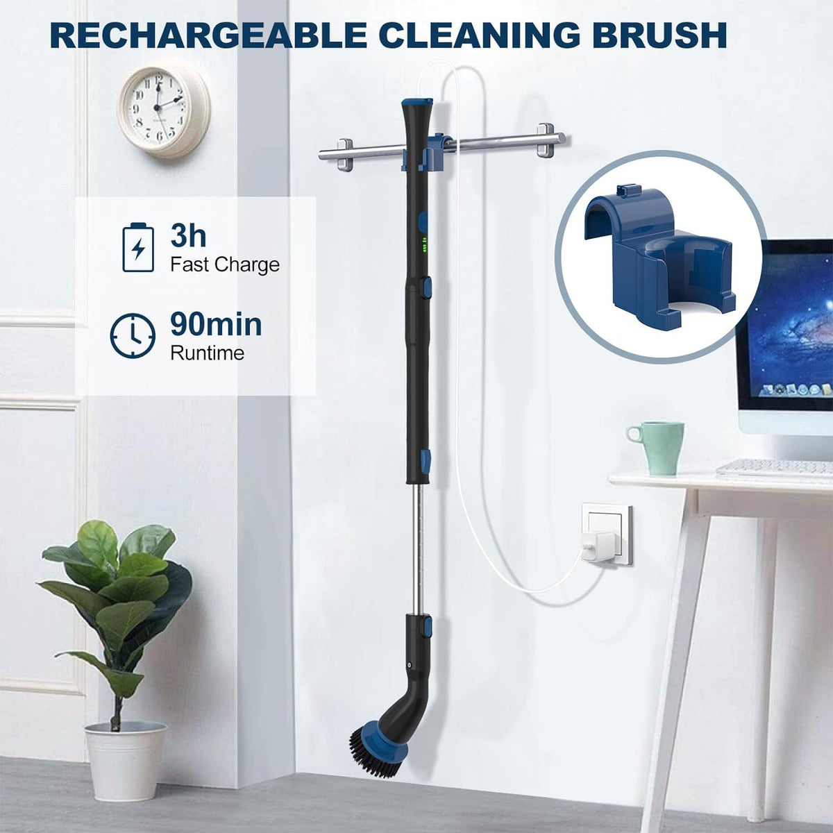 a vacuum cleaner on a wall