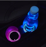 LED Illuminated Car Cup Holder Coaster