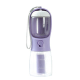 3-in-1 Portable Dog Water Bottle with Food and Waste Bag Storage