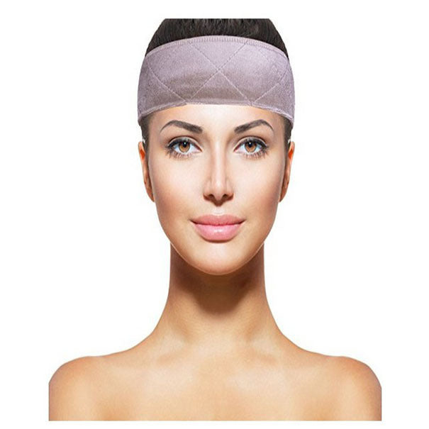 a woman with a headband