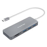 USB 3.0 Hub with SD and TF Card Reader