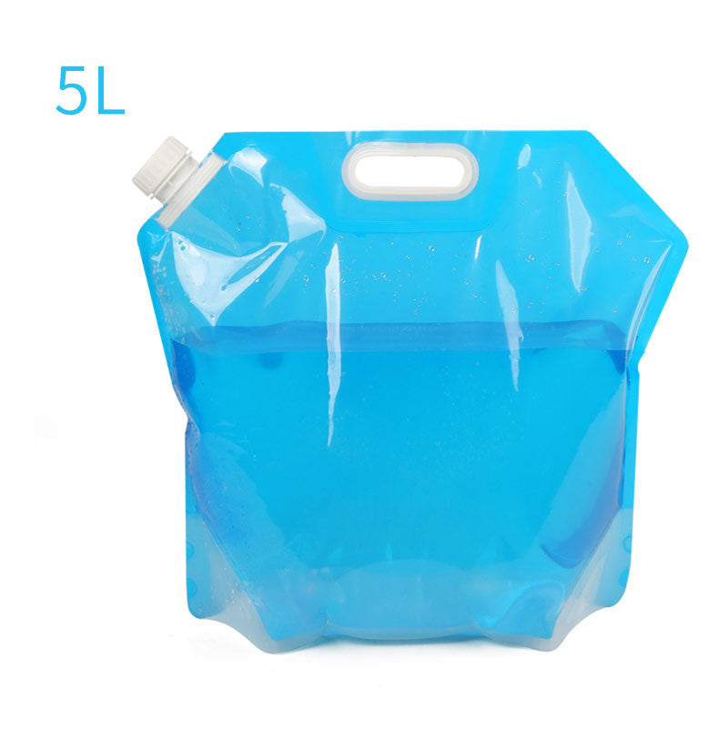 a blue liquid in a plastic bag