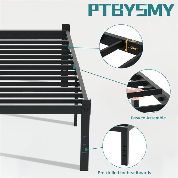 a metal frame with instructions