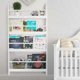 White Wooden Kids’ Bookcase and Display Shelf