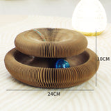 Foldable Corrugated Cardboard Cat Scratcher