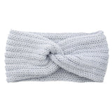 Knitted Cross-Front Ear-Warmer Headband