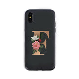 Alphabet Letter Silicone Phone Case