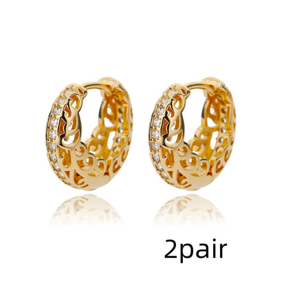 European And American Temperamental Minority Geometric Earrings