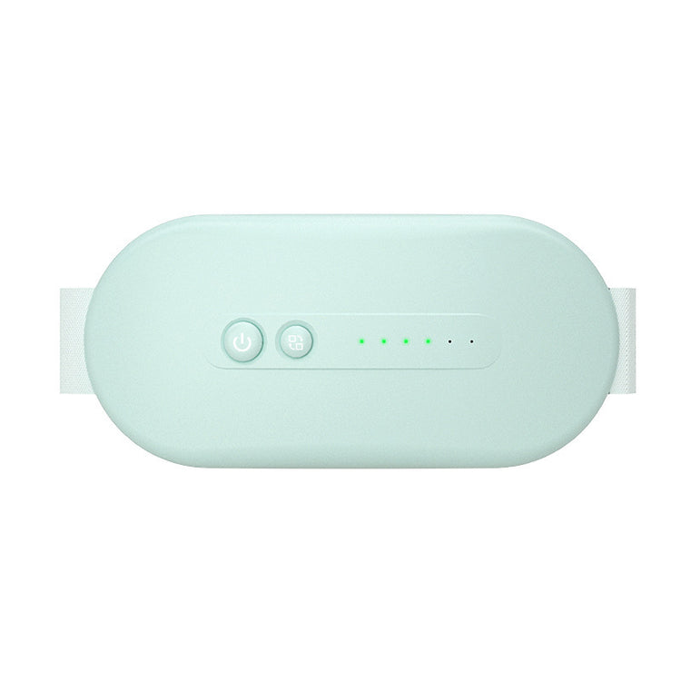 a white rectangular object with green lights