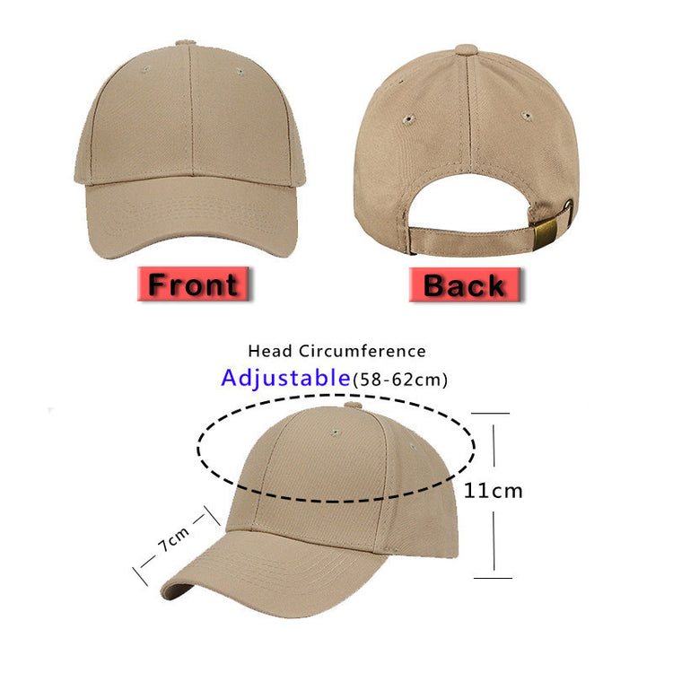 a front and back of a hat