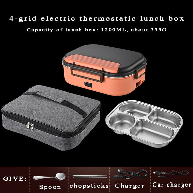 a lunch box and a bag