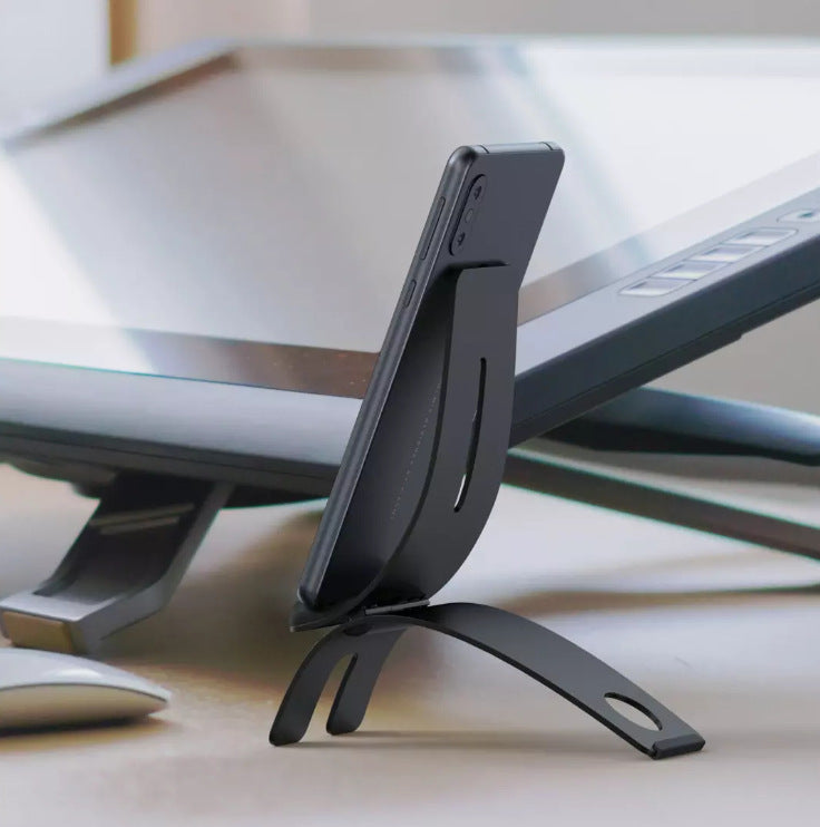 a cell phone on a stand