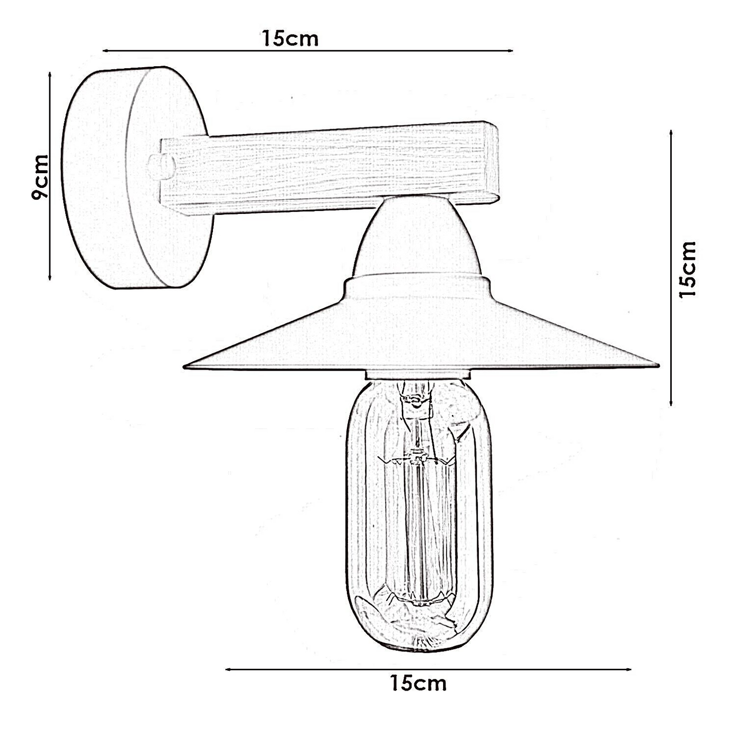 Vintage Modern Indoor Wall Sconce Wall Light Lamp Fitting Fixture For Bar, Bedroom, Dining Room, Guestroom~1327