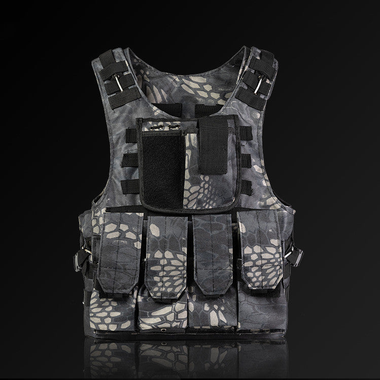 a vest with multiple pockets