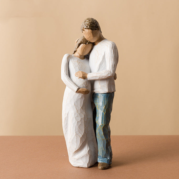 a statue of a man and woman