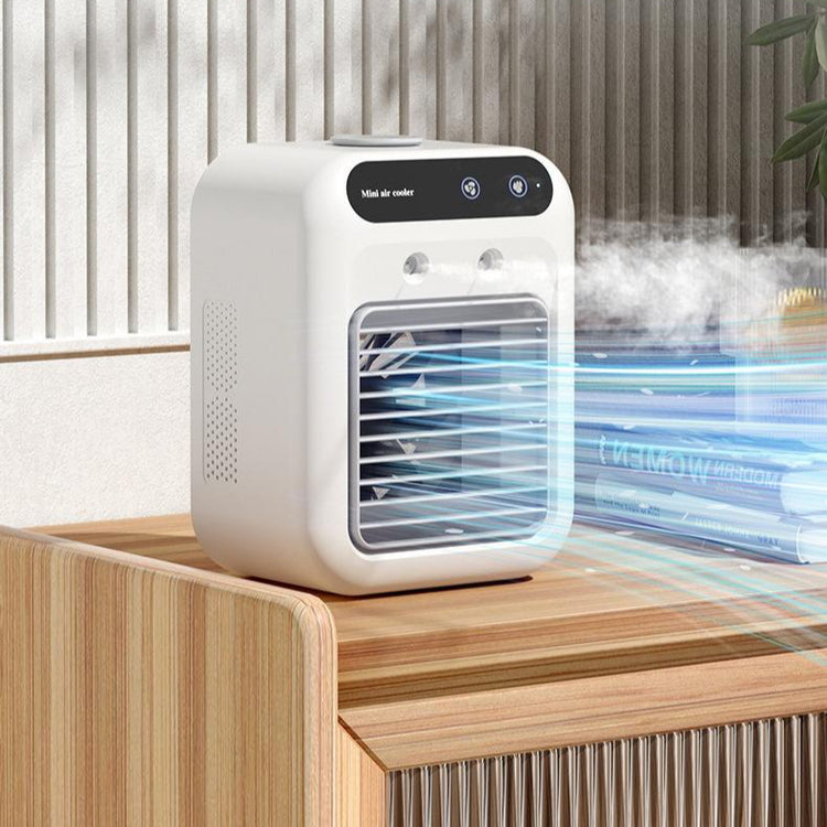 a white square device with smoke coming out of it