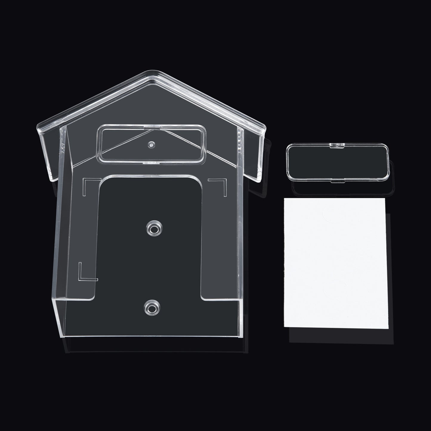 Outdoor Dustproof Waterproof Transparent Wireless Doorbell Cover