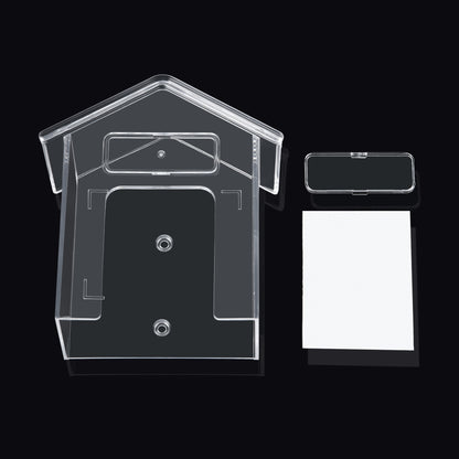 Outdoor Dustproof Waterproof Transparent Wireless Doorbell Cover