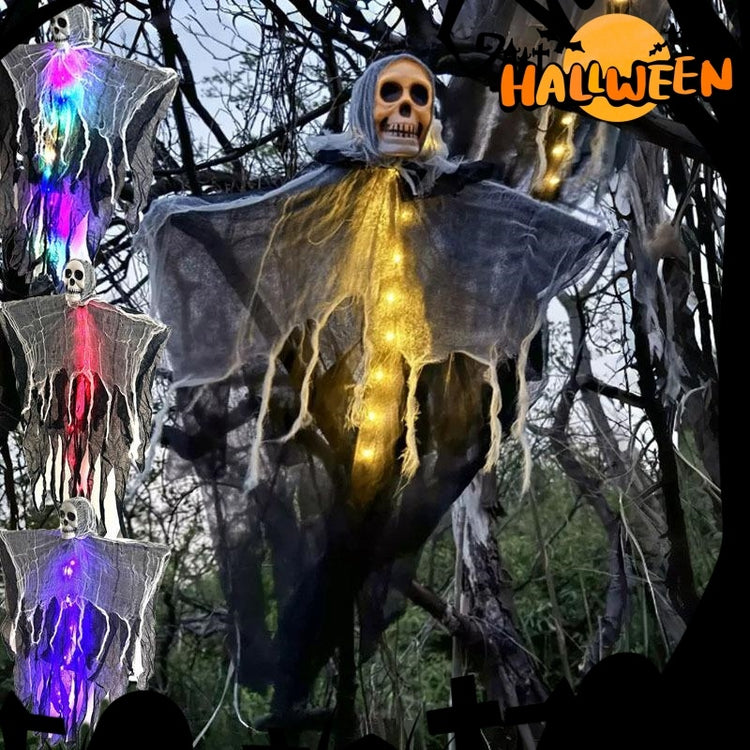 a group of halloween decorations
