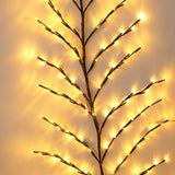 LED Christmas Leaf Garland Light