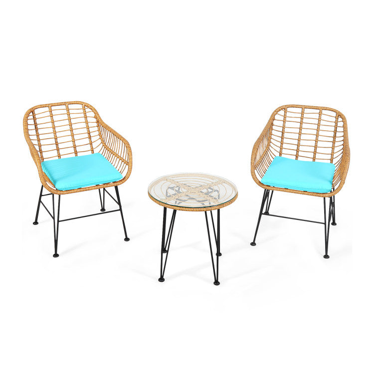 a group of chairs and a table