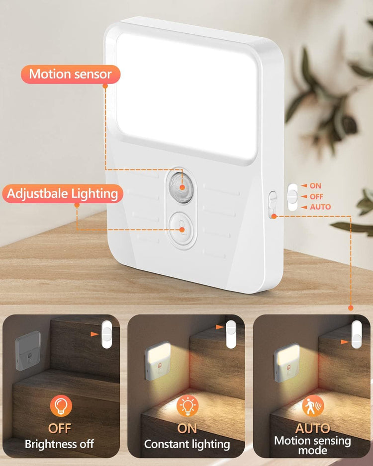 a white rectangular object with buttons and lights