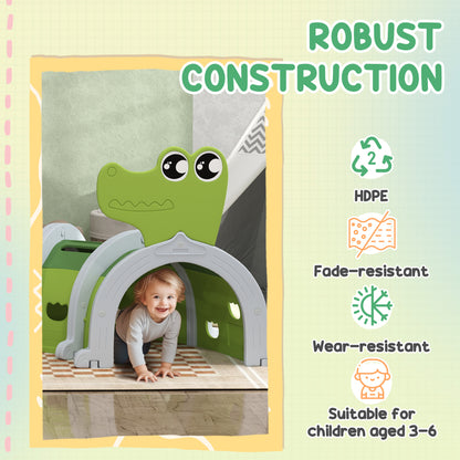 Crocodile Design Kids Play Tunnel for Kids to Crawl Through
