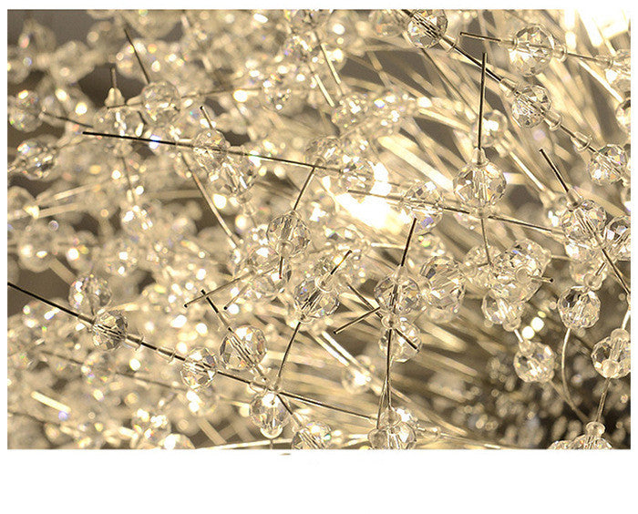 a close up of a chandelier