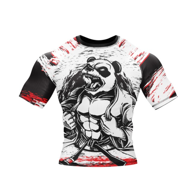 a shirt with a panda on it