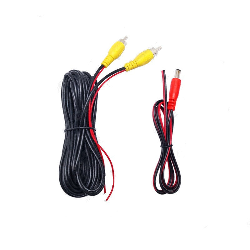 a black and red wire with yellow and red wires
