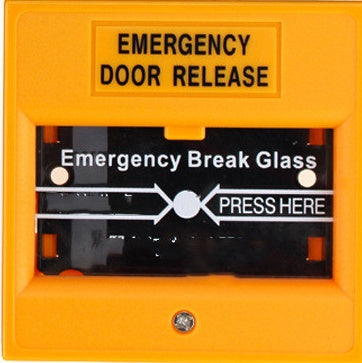 Wired Security Switch Break Glass For Fire Alarm Emergency Exit Release Button