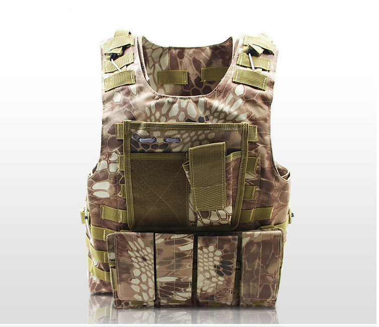 a vest with multiple pockets
