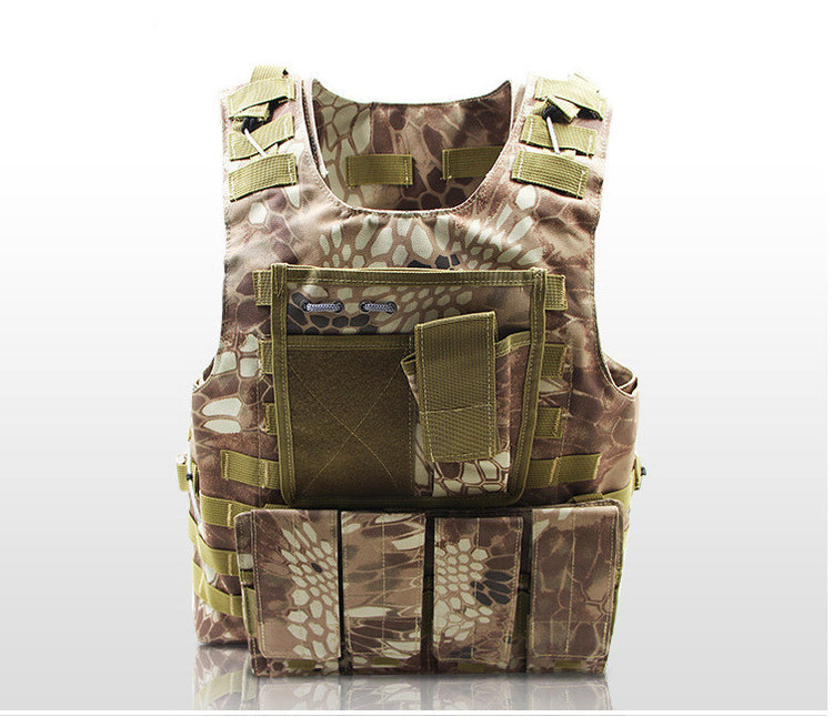 a vest with multiple pockets